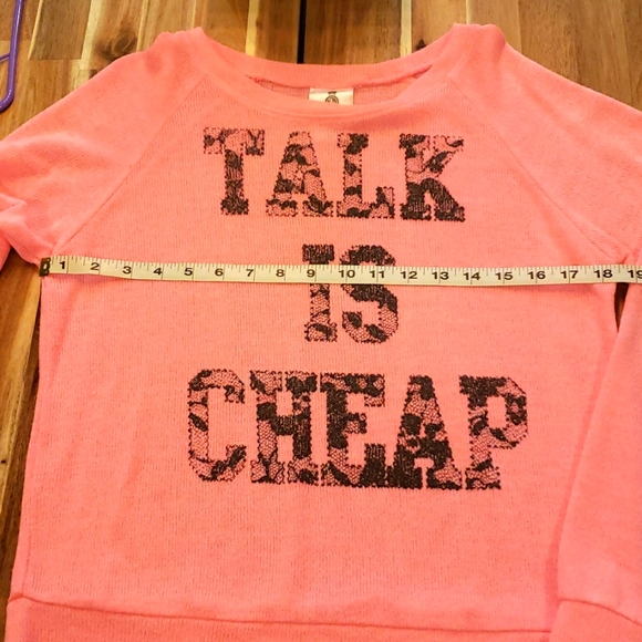 Jerry Leigh Pink Sweater - L - Picture 4 of 6